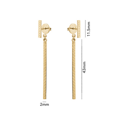 10KY DROP EARRING