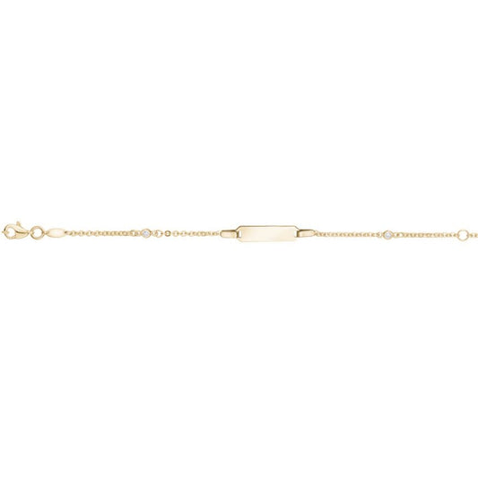 10k Yellow Gold Child ID Bracelets