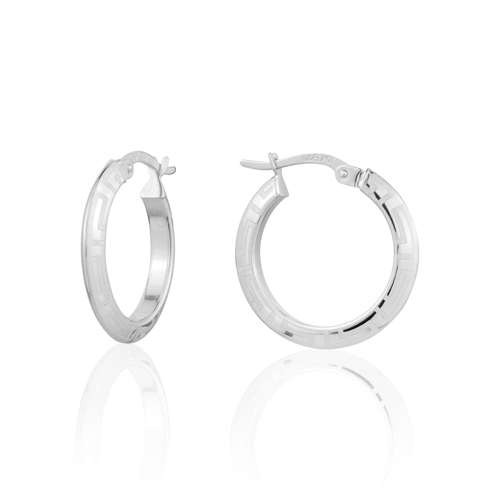 10KW SATIN GREEK PATTERN HOOP