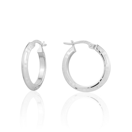 10KW SATIN GREEK PATTERN HOOP