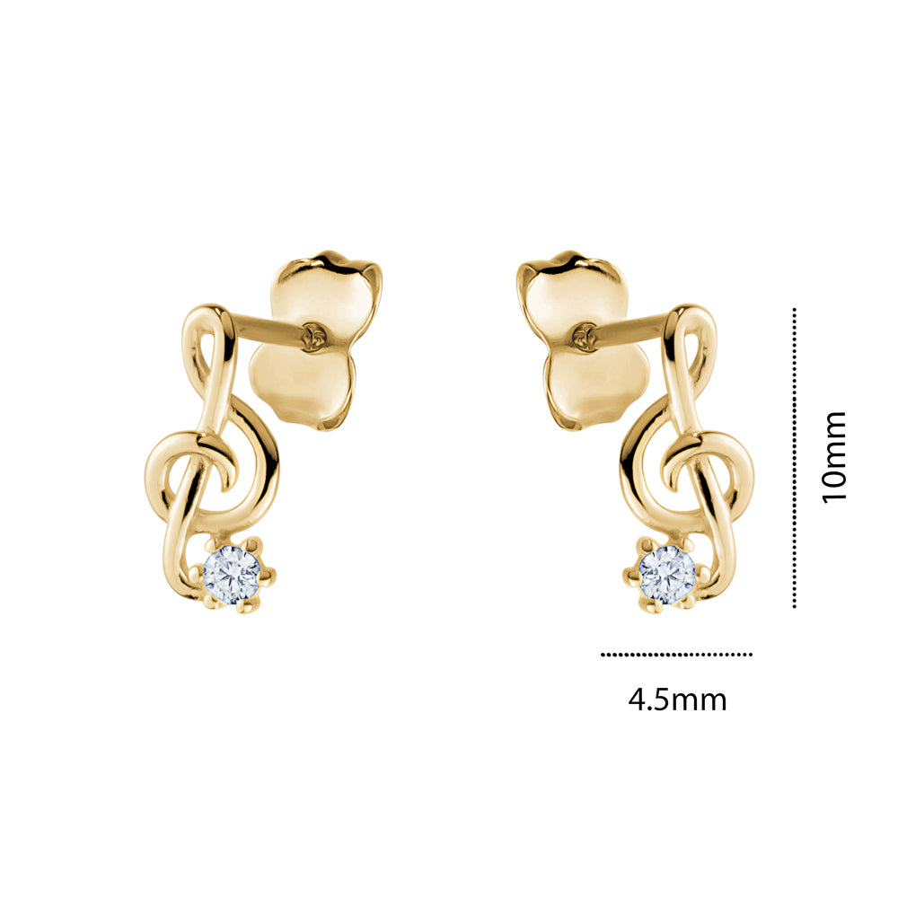 10KY STUDS MUSIC NOTE