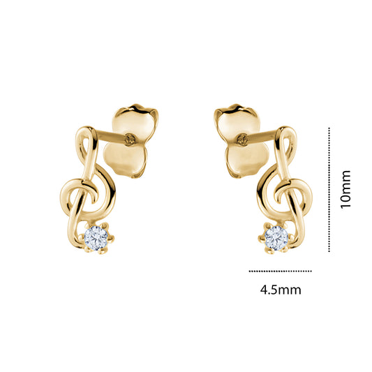 10KY STUDS MUSIC NOTE