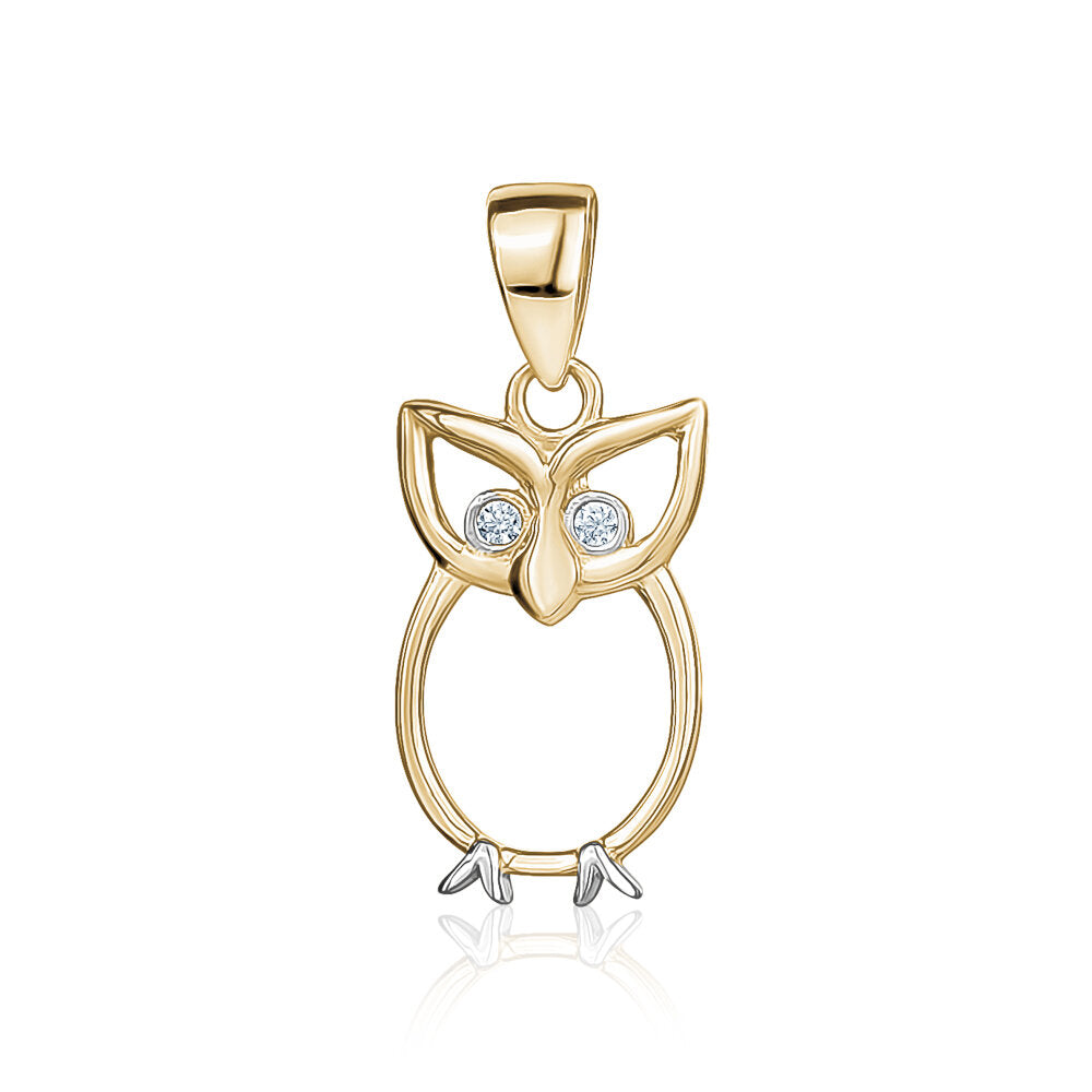10KY OWL CHARM