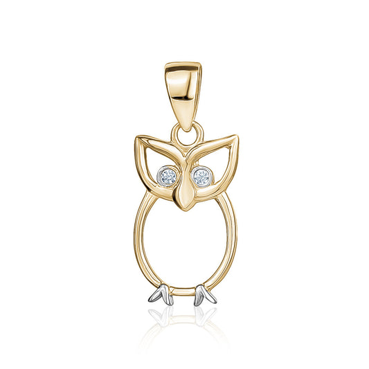 10KY OWL CHARM