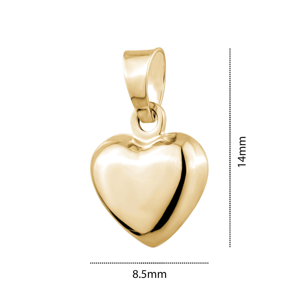10KY SMALL PUFF HEART CHARM