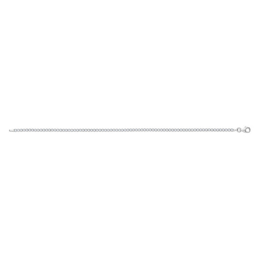 10k White Gold Thin CZ Bracelets