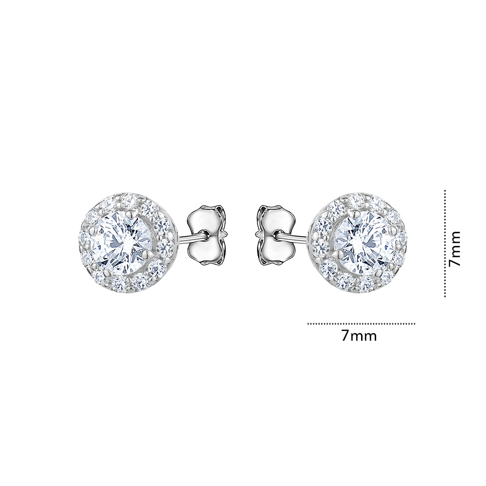 10KW CZ HALO STUDS