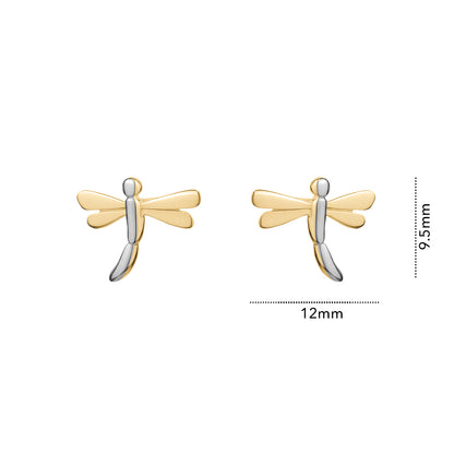 10KTT DRAGON FLY STUDS