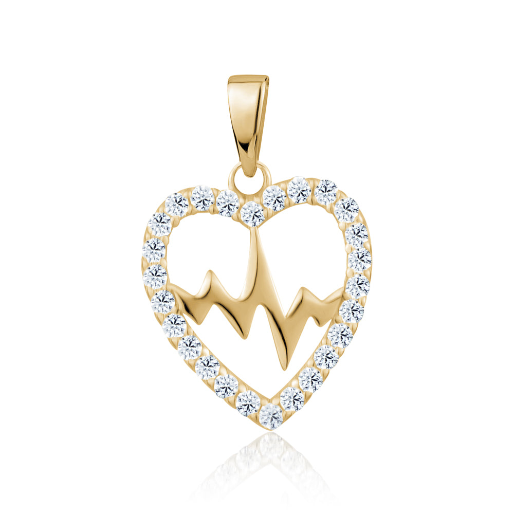 10KY HEART BEAT CHARM Z-5622