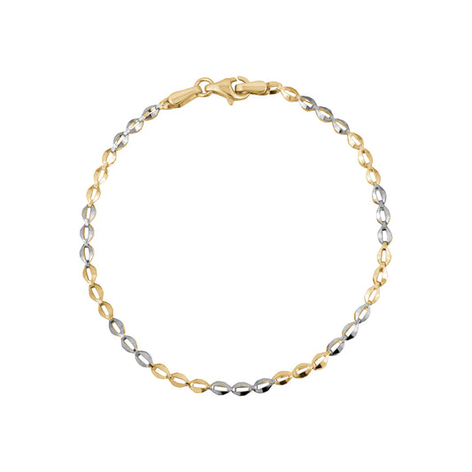 10K TT THIN BRACELET