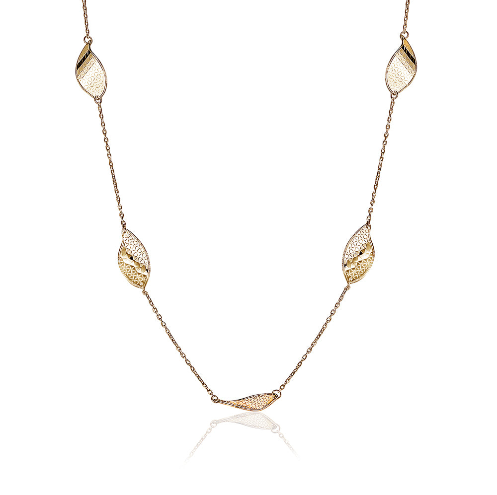 10k Yellow Gold Fancy Necklaces