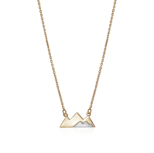 10k Two Tone Rocky Mountain Necklaces