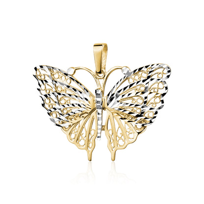 10K TT BUTTERFLY CHARM