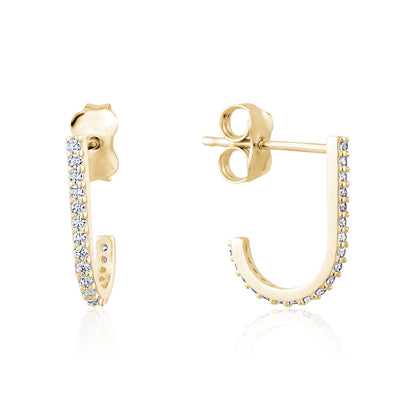 10KY CZ EAR LOBE HUGGER