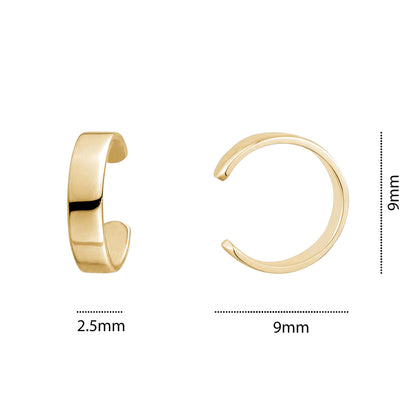 10KY PLAIN EAR CUFF