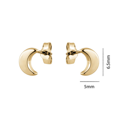 10KY TINY MOON STUD