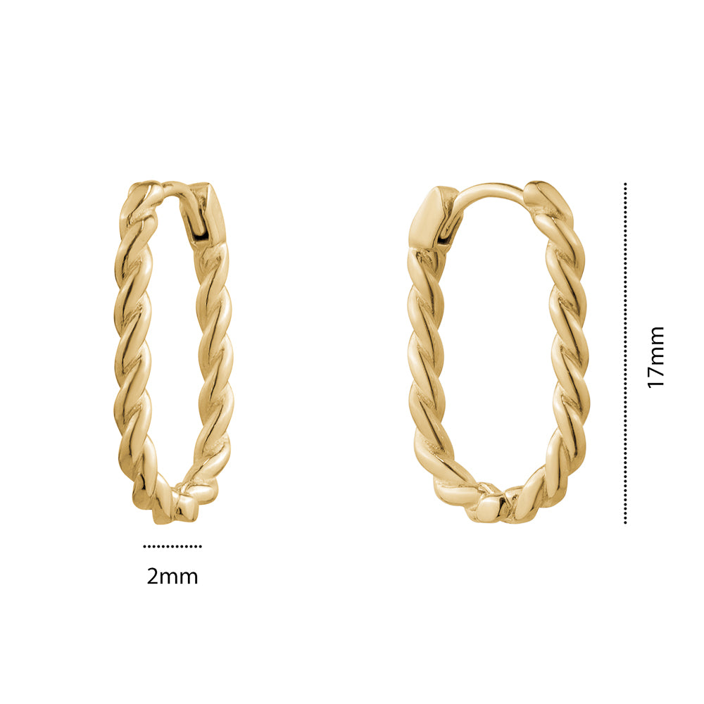 NEW!! 10KY TWIST RECTANGLE HUGGIES