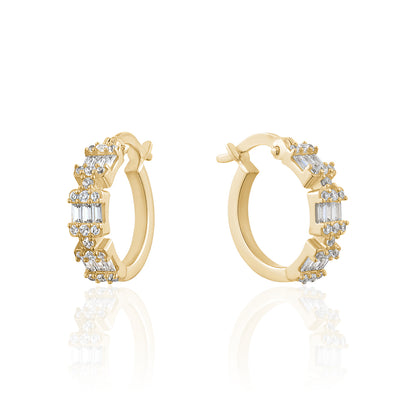 NEW!! 10KY HOOPS WITH CZ'S