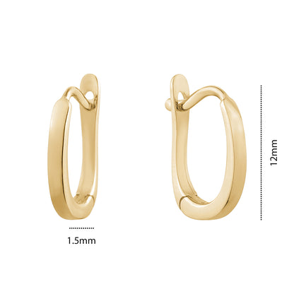 NEW!! 10KY TINY LEVER BACK EARRINGS