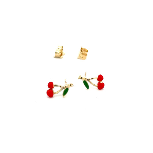 10KY CHERRY STUDS ZA-6121