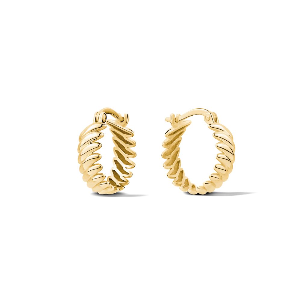 10KY SCALOPPED HOOPS