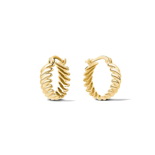 10KY SCALOPPED HOOPS