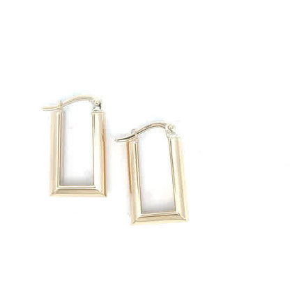 10KY PLAIN RECTANGLE HOOPS ZA-6149