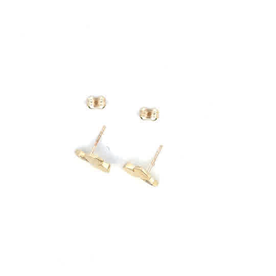 10KTT PEBBLE STUDS