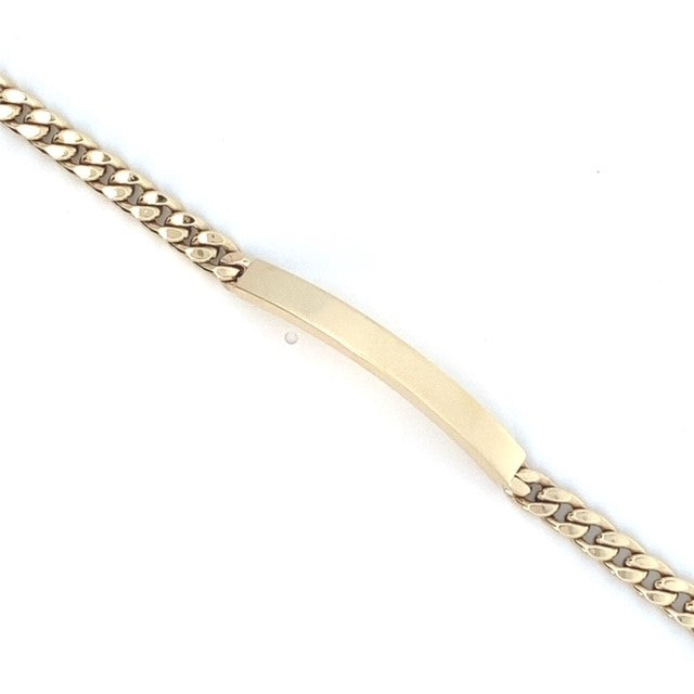 10KY CUBAN ID BRACELET