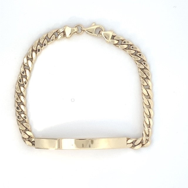 10KY CUBAN ID BRACELET