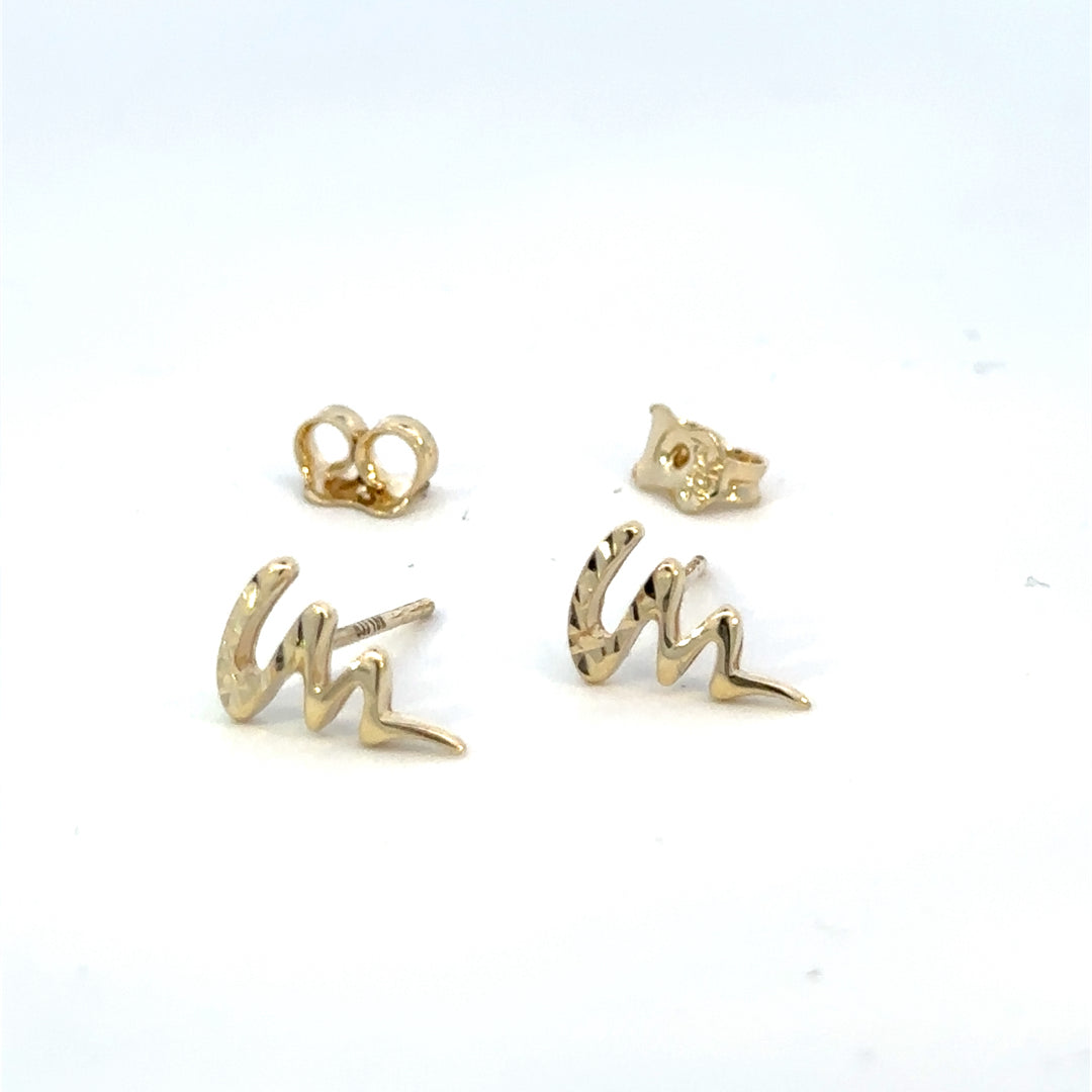 10KY TINY SNAKE STUDS