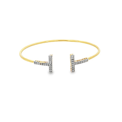 10KTT CZ BANGLE ZGLB-5917