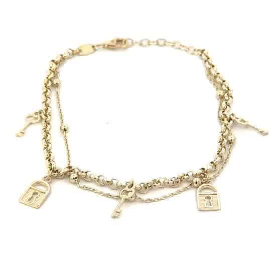 10KY CHARM BRACELET ZGLB-5922