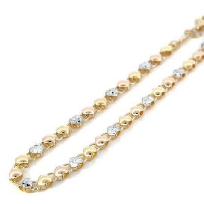 10KTR HEART BRACELET ZGLB-5929