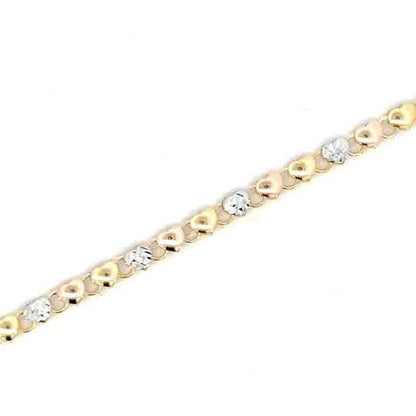 10KTR HEART BRACELET ZGLB-5929
