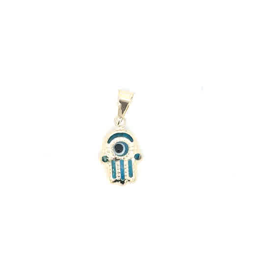 10KY EVIL EYE HAMSA CHARM ZJFP-030