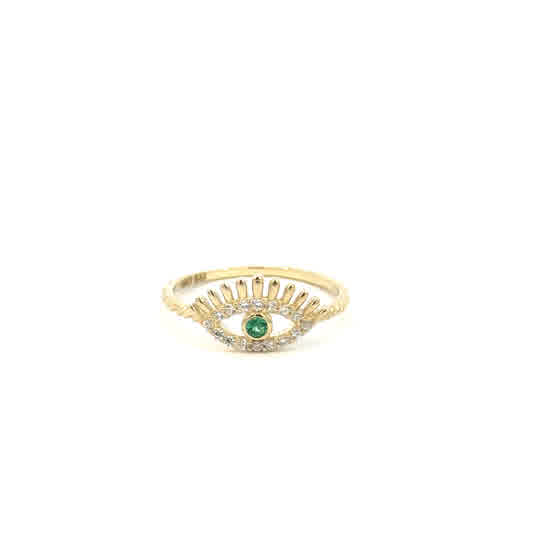 10Y CZ EYE RING ZJFR-082