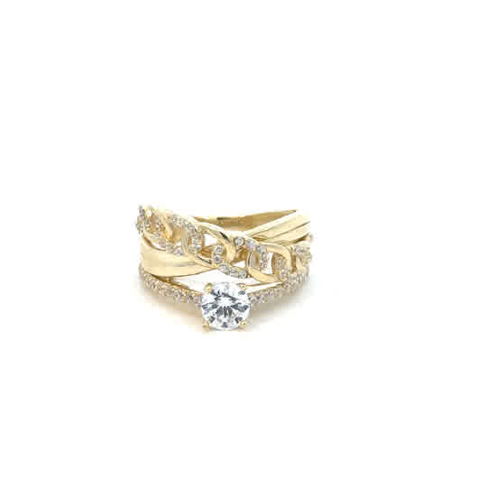 10Y LADIES STACKING RING ZJFR-095