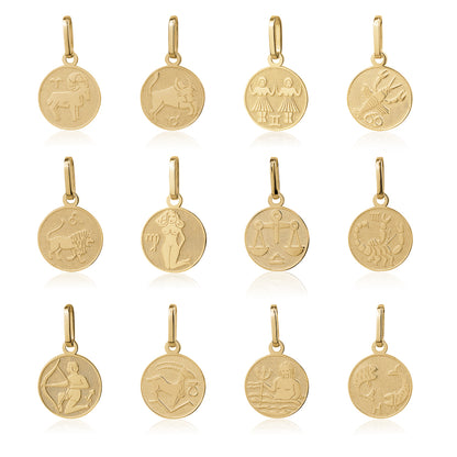 10K SMALL ZODIAC CHARM SCORPIO