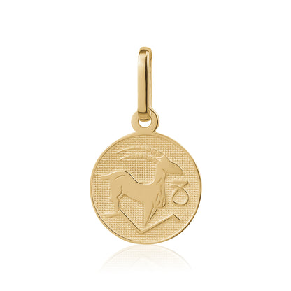 10K SMALL ZODIAC CHARM CAPRICORN