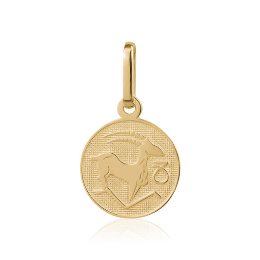 10K SMALL ZODIAC CHARM CAPRICORN