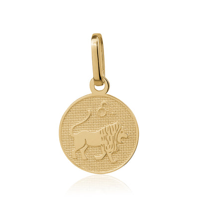 10K SMALL ZODIAC CHARM LEO