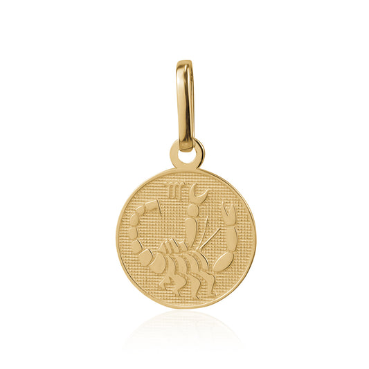 10K SMALL ZODIAC CHARM SCORPIO