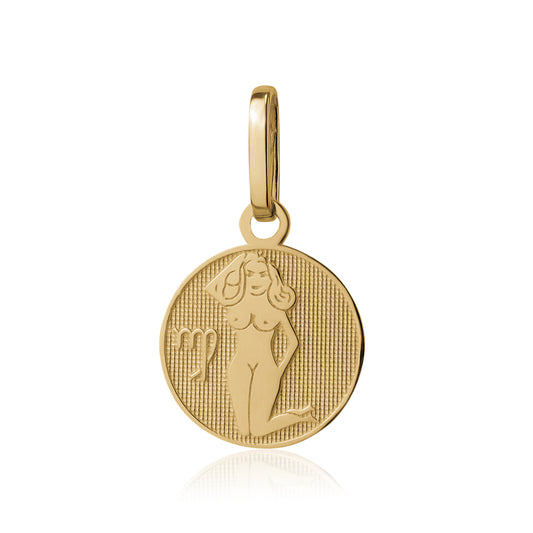 10K SMALL ZODIAC CHARM VIRGO