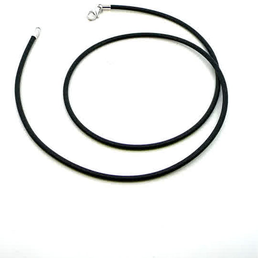 2MM BLACK RUBBER CORD