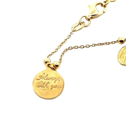 SILVER GOLD PLATED BRACELET ZS-4682