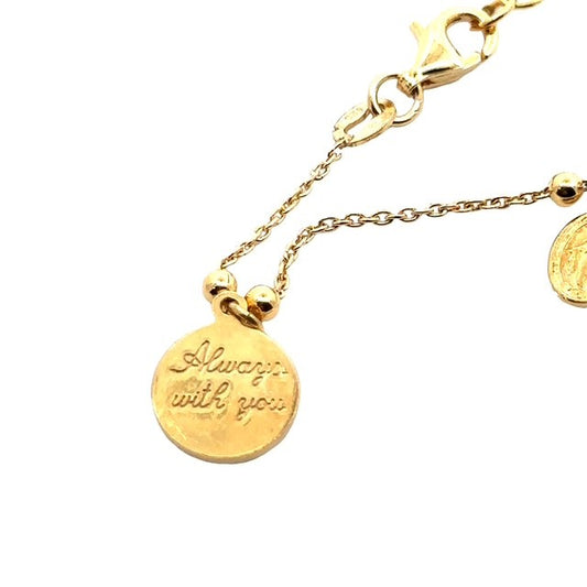 SILVER GOLD PLATED BRACELET ZS-4682