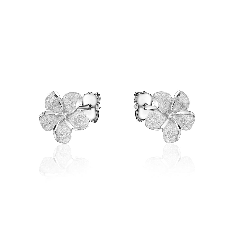 Sterling Silver Flower Studs