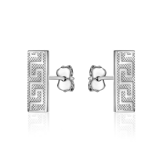 Sterling Silver Bar Stud