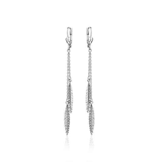 Sterling Silver Double Strand Leafs